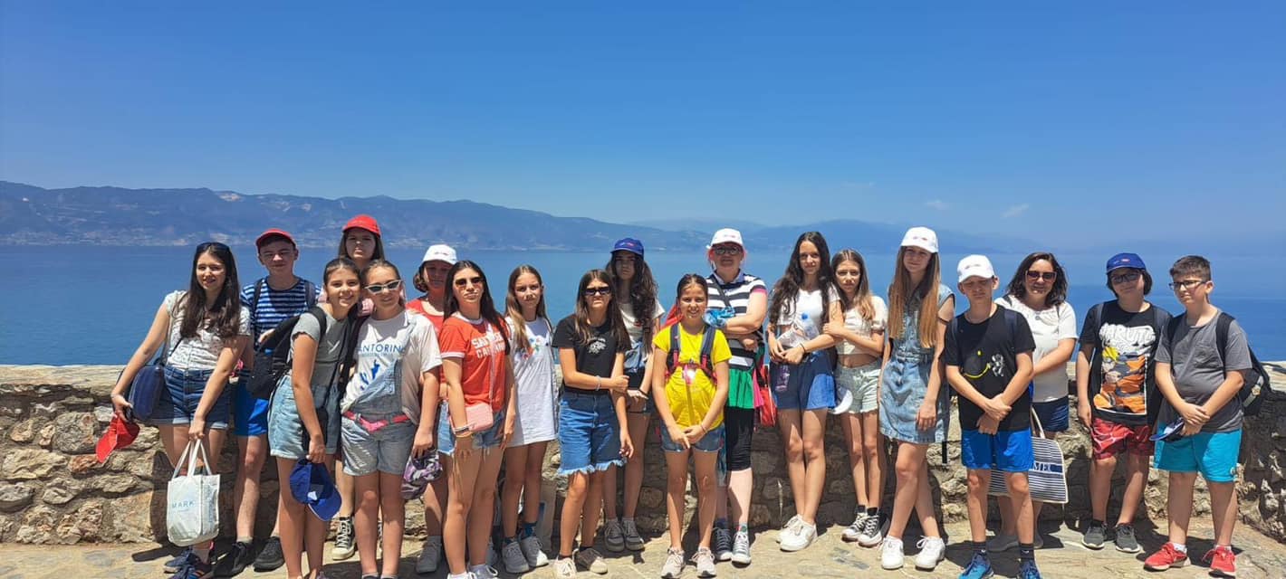 Учество на летен франкофонски камп во Охрид