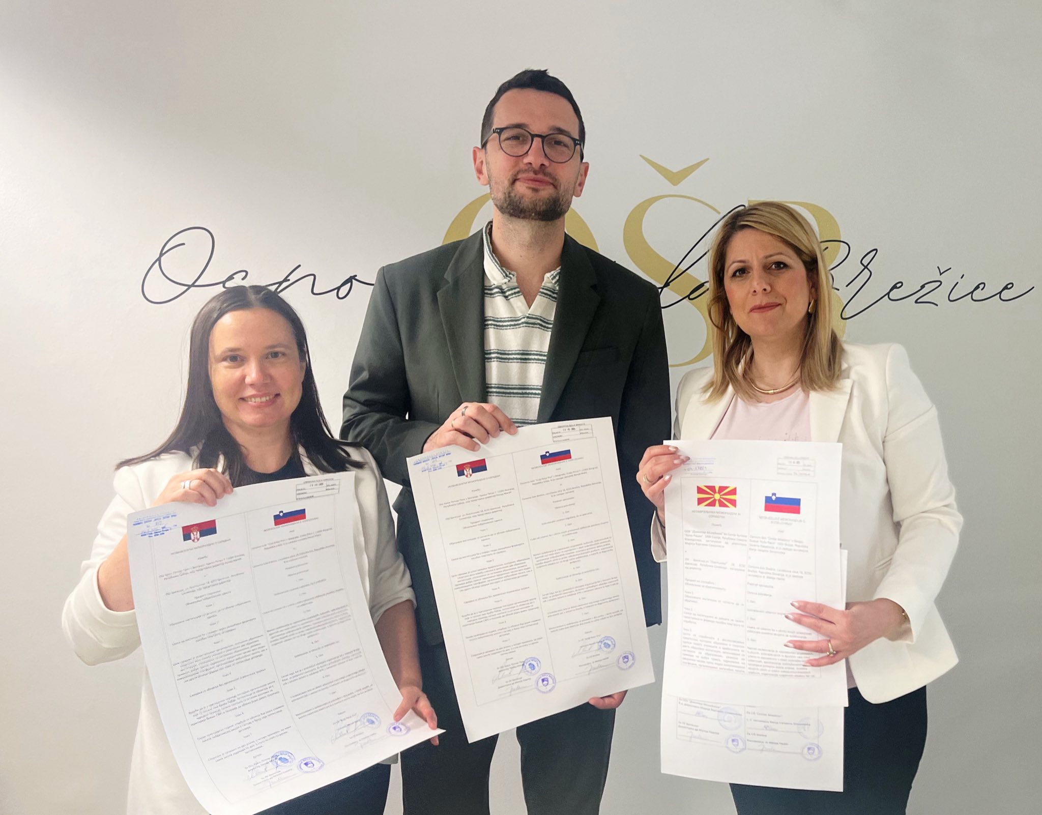 Обновена соработката меѓу училиштата од Македонија, Србија и Словенија 🇸🇮🇷🇸🇲🇰